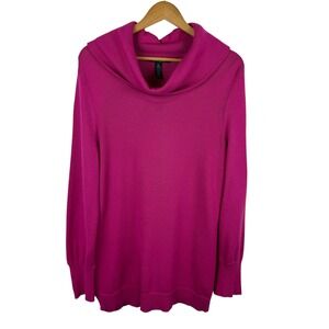 Lauren Ralph Lauren Womens Cowl Neck Sweater Sz XL Pink‎ Knit Classic Preppy